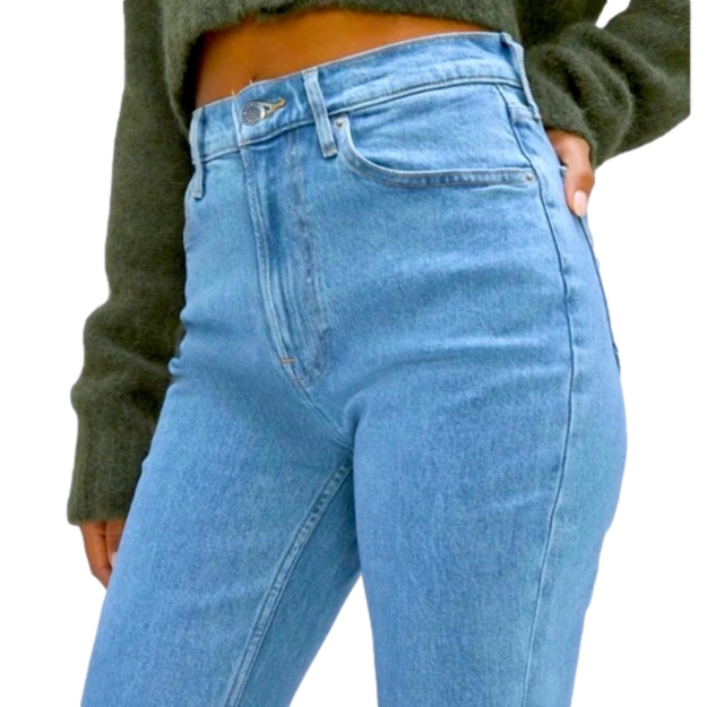 Everlane New Women’s The Original Cheeky Jeans Straight Leg Crop Size: 28 NWT